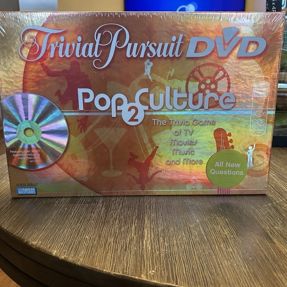 Trivial Pursuit DVD Pop 2 Culture- The Trivia Game- Brand New, Factory Sealed.